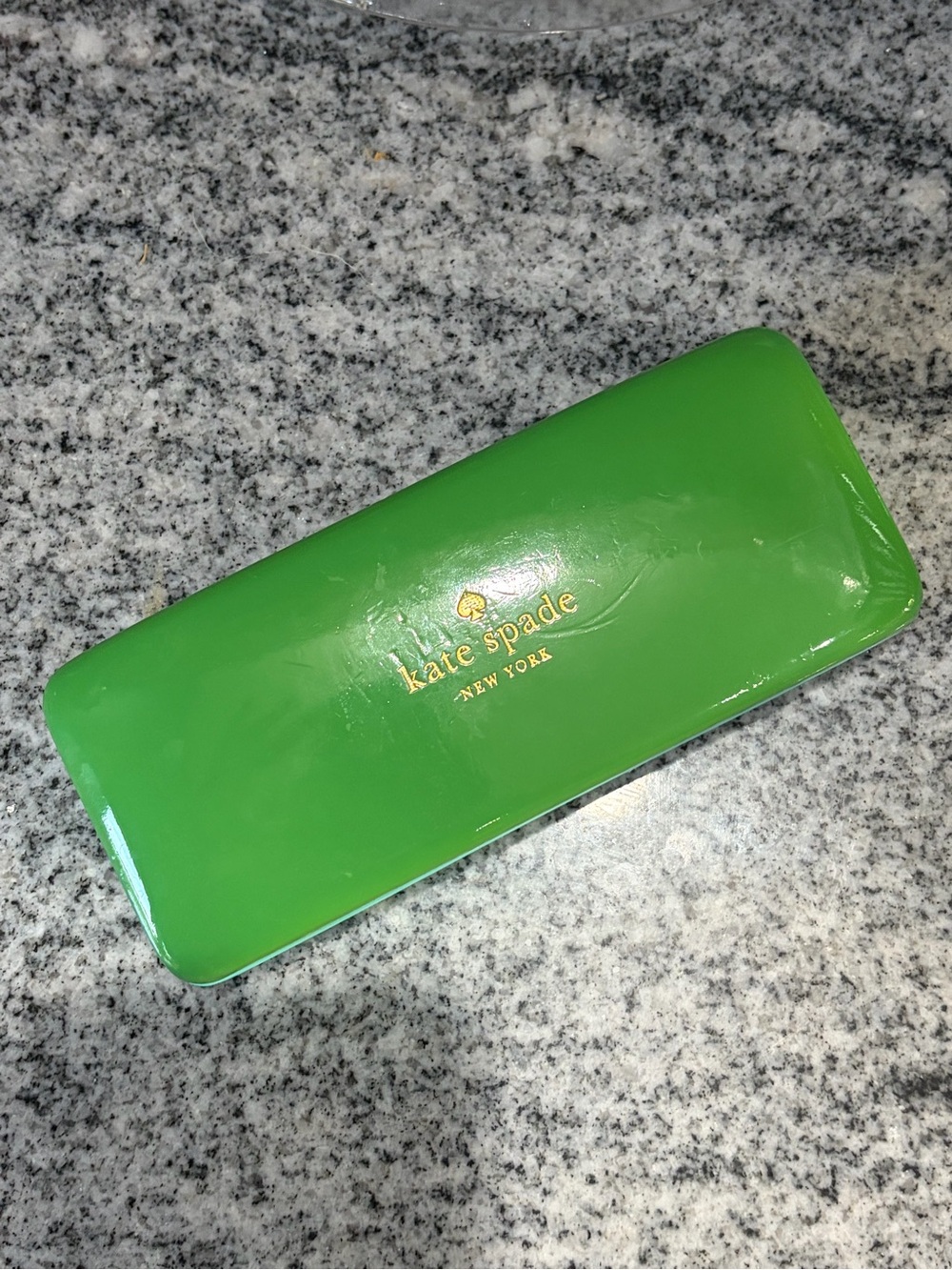 Kate spade turquoise green hard shell glasses sunglasses travel eyeglasses